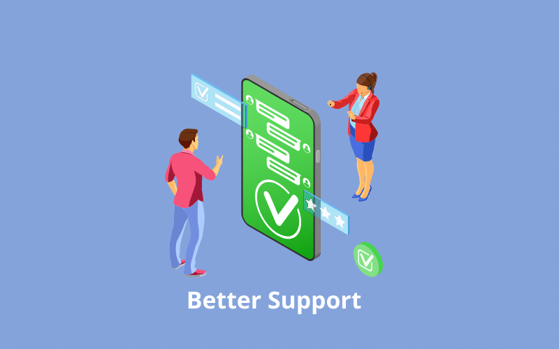Better customer support